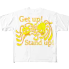 『NG （Niche・Gate）』ニッチゲート-- IN SUZURIのGet up! Stand up!（黄色） フルグラフィックTシャツ