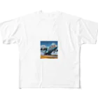 HECreaterのアート貨物機 All-Over Print T-Shirt