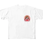 hikotakuの愛国猫 All-Over Print T-Shirt