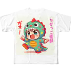 snow-birdのちびっこ怪獣 フルグラフィックTシャツ