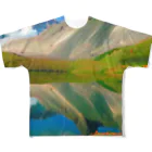 Rパンダ屋の「美しい風景」グッズ 풀그래픽 티셔츠