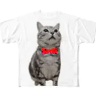 アメショのドラ猫ちゃん（18）のお店のエンジェルのアメショのドラ猫ちゃん（18） All-Over Print T-Shirt