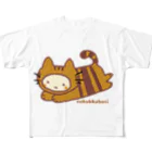 mayumayu-の🐱ネコっかぶり🐱 フルグラフィックTシャツ