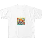 sabuchunのちょっとやんちゃなレッサーパンダです All-Over Print T-Shirt