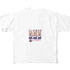 aaammmamのセーラー服　ロングヘア　美少女　アニメ　漫画　日本 All-Over Print T-Shirt