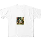 OTIRUBUTUBUTUの恐竜せんそう All-Over Print T-Shirt