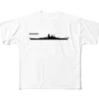 puikkoの軍艦　武蔵 フルグラフィックTシャツ