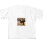 OTIRUBUTUBUTUのデイノニクス All-Over Print T-Shirt