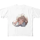 G-EICHISの眠れない夜の可愛い少女 All-Over Print T-Shirt