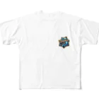 H.webPのAmaxsaイルカウォッチング-activity【バックプリント】 All-Over Print T-Shirt