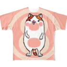 やるきすいっちずのななころびやネコ フルグラフィックTシャツ