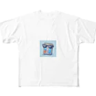 KIglassesの泣き顔の計算機サングラス！ All-Over Print T-Shirt