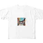 noiSutoaの浴衣 フルグラフィックTシャツ