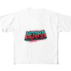 ore-journalのHipHopのグラフィティのロゴ「NERIMA(練馬)」 フルグラフィックTシャツ