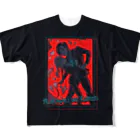 PUMPKIN-PATCHの殺伐創作男女 /「赤」フル All-Over Print T-Shirt