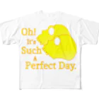 『NG （Niche・Gate）』ニッチゲート-- IN SUZURIのOh! It's Such A Perfectday.（黄色） フルグラフィックTシャツ