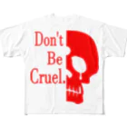 『NG （Niche・Gate）』ニッチゲート-- IN SUZURIのDon't Be Cruel.(赤) フルグラフィックTシャツ