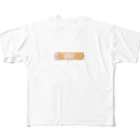 BAN創 & Co. ⚠️の絆創膏 実写 フルグラフィックTシャツ