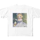 オリジナルグッズショップ KIJITORAのデイジーダック フルグラフィックTシャツ