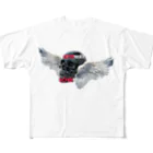 OMI-1901のLOVE&BEAT スカル4 All-Over Print T-Shirt