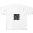 wワンダーワールドwのAggregation SIX All-Over Print T-Shirt