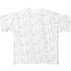 マグロっぴのケイソウ・フリーク【褐色ver.】 All-Over Print T-Shirt