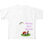 CHOCOLATEAの「心のリセット」 フルグラフィックTシャツ