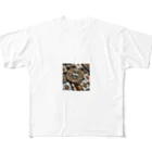 yuzu_rinの黒と金の華やかさ All-Over Print T-Shirt