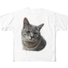 癒し馬始めましたの癒し猫　ハルシリーズ All-Over Print T-Shirt