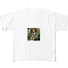 neeeeeeの草と犬 All-Over Print T-Shirt