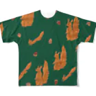 maru-marumochiの動物柄２ All-Over Print T-Shirt