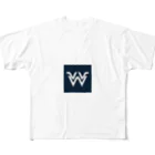 wワンダーワールドwのwwロゴ014 フルグラフィックTシャツ