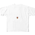 SHOP machiDAOのmachiDAO coffeesummer All-Over Print T-Shirt