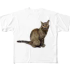 クリスタの保護猫 ポポちゃん All-Over Print T-Shirt