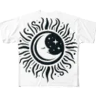 BONZEWORKSの太陽と月 フルグラフィックTシャツ