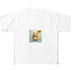 Master of Creativeの金色ハムスター All-Over Print T-Shirt