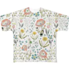 Yumi ＋ Artの🌸春のかくれんぼ🌸 フルグラフィックTシャツ