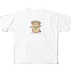 ハワイライフのアロハねこ All-Over Print T-Shirt