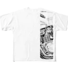 Taberu999のバイク(エンジン部) All-Over Print T-Shirt