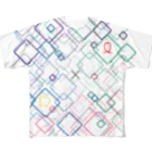 AuraArtの幾何学模様的なデザイン All-Over Print T-Shirt