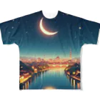 Rパンダ屋の「夜景グッズ」 All-Over Print T-Shirt