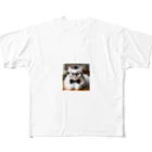 ai-AIの猫教授 All-Over Print T-Shirt