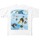 かいほう屋のPenguin Island / ペンギンアイランド フルグラフィックTシャツ