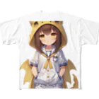 ドラゴンとわたしのドラ娘 フルグラフィックTシャツ