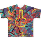 八参物販のあぶらファイナル All-Over Print T-Shirt