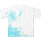 kumainchouのOgress 水色 All-Over Print T-Shirt