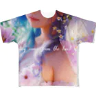 💖宇宙整体♪🌈♪こころからだチャンネル♪💖のHealing comes from the land of dreams. All-Over Print T-Shirt