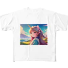 山田綾のユニコーンちゃん フルグラフィックTシャツ