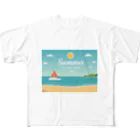 山田綾の夏！Summer！ All-Over Print T-Shirt