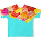 SIXTY-NINE FACTORYの薔薇T フルグラフィックTシャツ